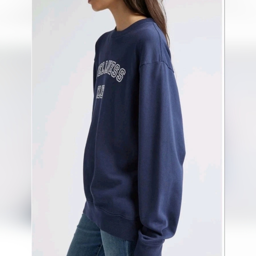 Sporty & Rich Blue Sweatshirt "Wellness Club" - Picture 6 of 9